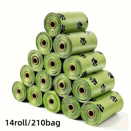 540 Dog Poop Bags 36 Rolls Thickened Leak-Proof Durable Pet Waste Bags with Paw Print Biodegradable Strong for Outdoor Use