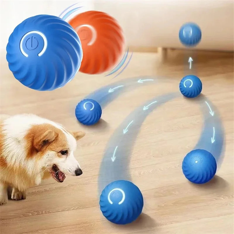 Pelota Inteligente para Perros y Gatos - Movimiento Automático USB 🎾🤖