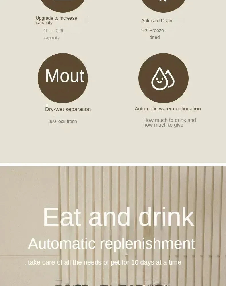 Comedero y Bebedero Automático para Perros y Gatos - 2L 🍽️💧