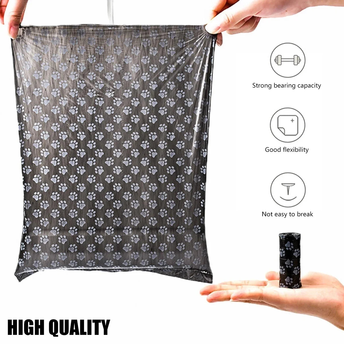 Bolsas para Excrementos de Perro - 10/30/50 Rollos Biodegradables